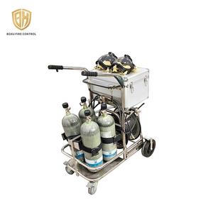 Equipo de lucha contra incendios Aparato de respiración de tubo largo portátil SCBA Trolley Car SCBA - Product Image 1