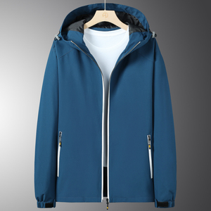 EVERLAND OEM Chaqueta grande veste coupe-vent en polyester personnalisée pour hommes vestes d'extérieur coupe-vent de printemps grande taille pour hommes - Product Image 4
