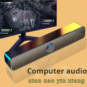 Offres Spéciales : Système Audio Home Cinéma avec Enceintes Surround, Barre de Son pour Ordinateur, Éclairage LED RGB pour TV, Subwoofer Stéréo avec Amplification des Basses - Product Image 4
