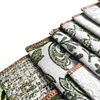 Tissu pour rideaux, tissu occultant vert olive pour stores enrouleurs, matériau pour stores sans perçage pour bureau et salon