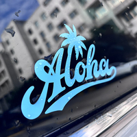 Populaire Amovible Étanche Résistant Aux UV Voiture Verre Fenêtre Pare-Brise Pare-Brise Stickers Transfert Autocollants pour Impression Logo