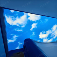 Plafonds suspendus modernes FOXYGEN avec impression UV, design ciel, décoration intérieure, plafond tendu 3D en PVC
