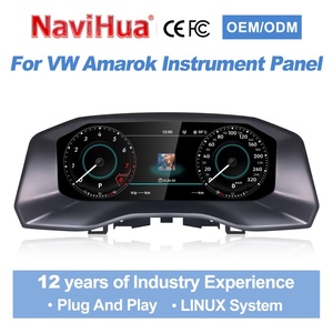<b>For</b> Volkswagen VW Amarok 2017-2020 Auto Meter Navihua Linux System LCD <b>Digital</b> Cluser Wireless Carplay <b>Speedometer</b> Cluster Panel - Product Image 1
