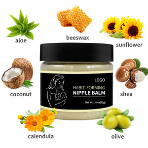 Baume de mamelon biologique 100% naturel, marque privée, soins de sécurité, apaise les douleurs craquelées, beurre de mamelon d'allaitement biologique pour femmes - Product Image 4