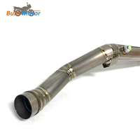 Tuyau d'échappement en alliage de titane moteur Bulls pour KTM 450/500EXC/Hus FE450/FE501 tuyau avant d'échappement de moto 50mm plus de soudure