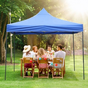 Tenda Pop-Up Simples 3x3m com Estrutura de Ferro Impermeável Personalizável para Eventos, Exposições Comerciais e Publicidade - Product Image 3