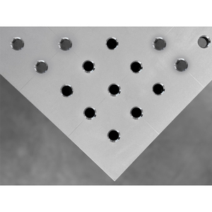 Banc de soudage avec roues SteelPlus INOX GPPH 2.4x1.2mt épaisseur 12mm, trous 16mm, grille 50x50mm - Product Image 4