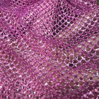 Tissu de maille perlé de strass de strass de cristal de Siam léger de luxe pour la robe de haute couture