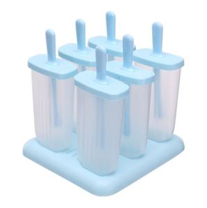 Molde de Plástico para Helados y Paletas de Hielo, 6 Cavidades, Apto para Alimentos, Venta Caliente - Product Image 4