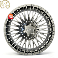 Jantes tout-terrain sur mesure à faible MOQ, forgées par flux, 17, 18, 20 pouces, 6x139.7, 5x127, noir brillant fraisé pour Isuzu D-Max, MU-X, Mazda BT-50