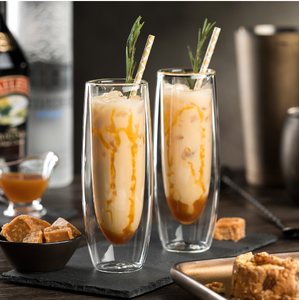 Double Paroi Borosilicate <span class=keywords><strong>Sans</strong></span> <span class=keywords><strong>Pied</strong></span> Champagne <span class=keywords><strong>Flûtes</strong></span> En Verre Pour Mariage - Product Image 1