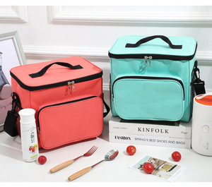 <span class=keywords><strong>Sac</strong></span> Repas <span class=keywords><strong>Isotherme</strong></span> Anti-Fuite, <span class=keywords><strong>Sac</strong></span> Glacière Souple avec Bandoulière Réglable pour Bureau, Pique-nique et Plage - Product Image 2