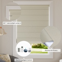 Allbright Tende a Rullo Motorizzate Elettriche Oscuranti di Lusso per Casa Intelligente, Compatibili con Zigbee, Alexa, Tuya, Google, Matter, Tende Romane per Finestre