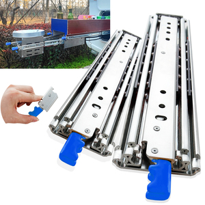 Industriële 76Mm Zware Vergrendeling Lade Glijbanen Rails Gereedschapskist Lade Glijbanen Zwaar Voor Rv Auto 227Kg/500Lbs