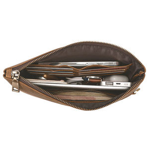 Andong RFID Business Clutch Bag <b>for</b> <b>Men</b> Genuine Cowhide Fashion Handbag Retro Big <b>Long</b> <b>Wallet</b> Crazy Horse Leather Man Purse - Product Image 5