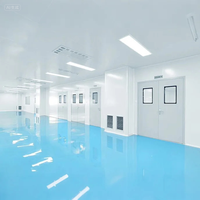 Sala Limpia Modular Moderna HUAAO con Paneles Sándwich para Aplicaciones en Talleres y Hospitales, Solución de Proyecto Llave en Mano Personalizada