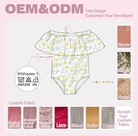 Maillot de bain une pièce personnalisé pour filles, prix d'usine, épaules dénudées, respirant, séchage rapide, grandes tailles, motifs pastèque, floral, licorne, pour enfants