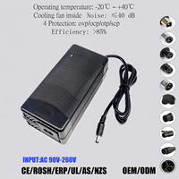 Chargeur intelligent 54,6 V 2 A 3 A pour batteries au lithium 48 V, charge rapide, protection multi-sécurité, alimentation pour vélos électriques et scooters