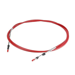 Arbre flexible de commande de moteur marin avec gaine rouge pour bateaux de pêche, pièce de rechange et de réparation pour moteur hors-bord diesel - Product Image 1