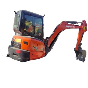 Mini-excavatrice Kubota U35 d'occasion pour moteur de 3,5 tonnes, excavatrice sur chenilles, boîte de vitesses |   Pompe hydraulique Shimadzu pour godet à démolition rapide - Product Image 1