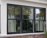 Luxseal Fenêtres à double suspension Fenêtre coulissante en verre Fenêtres à double suspension Fenêtre en aluminium pour la maison Conception de fenêtres pour la maison