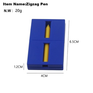 BrilliantMagic - Bolígrafo Mágico Clásico Azul en Zigzag, Juguetes de Magia <span class=keywords><strong>para</strong></span> Niños, Truco de Cortar y Restaurar el Bolígrafo, Accesorio de Magia de Plástico Ecológico, Fácil de Hacer - Product Image 4