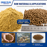 Machine de fabrication d'aliments pour poissons, ensemble complet, additifs pour aliments pour poissons au chlorure de choline, ligne de production d'aliments flottants pour poissons-chats