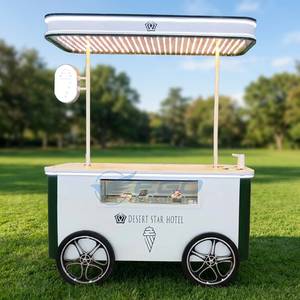 Night Market Electric Ice Cream Truck Vending Fried Ice Cream and Milkshakes with Stainless Steel Special transportation - Product Image 1