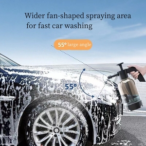 Bouteille pulvérisatrice manuelle en plastique pressurisée <span class=keywords><strong>de</strong></span> 2 L |   <span class=keywords><strong>Pulvérisateur</strong></span> d'eau pour le detailing automobile, l'entretien des pelouses et des jardins, le nettoyage ménager - Product Image 5