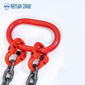 ตัวหนีบโซ่ยกแบบแผ่นขนาด 1-5 ตัน พร้อมเกียร์โลหะเสริมแรง สายสลิงยกแบบแนวนอนกันลื่น ชนิดสายสลิงโซ่ - Product Image 3