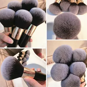 1 pinceau de maquillage grande taille pour fond de teint, poudre et blush, doux et grand format, outil cosmétique pour le visage - Product Image 2