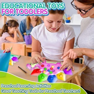 Juguetes Sensoriales de Clasificación de Colores de Dinosaurios, Regalos de Navidad, Juguetes Montessori, Juego de Habilidades Motoras Finas, Actividades de Aprendizaje, Juguetes para Calmar <span class=keywords><strong>la</strong></span> Ansiedad - Product Image 4