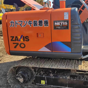 Excavatrice Hitachi ZX70 d'occasion importée du Japon, 7 tonnes, modèle 2021, moteur, pompe, équipement de construction à vendre - Product Image 5