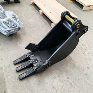Godet de tranchage urbain en caoutchouc vert pour excavatrice, protection des racines d'arbres, Q355B CE 1T-10T OEM, garantie 1 an, modèle Trench4 - Product Image 2