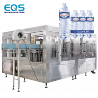 Système de purification d'eau RO automatique à haute efficacité et zéro temps d'inactivité, machine de remplissage et de bouchage d'eau en bouteille PET SUS304