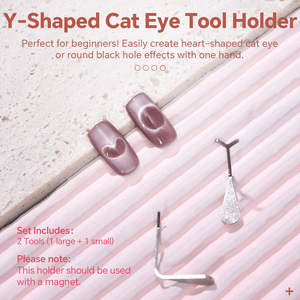 Juego de Herramientas Magnéticas para Uñas con Forma de Ojo de Gato en Y, Doble Cara, con Efecto de Agujero Negro, Herramientas Magnéticas para Arte de Uñas, Esmalte de Gel DIY - Product Image 1