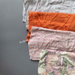 Trapos de Limpieza Industriales de Colores, 4.5 kg NETA, 100% Algodón Reciclado, en Paquetes de 10 kg para Limpieza - Product Image 1