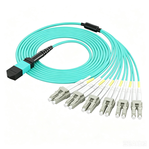 Câble de raccordement MPO-MPO/LC en fibre optique OM3/OM4, longueur personnalisable, 8, 12, 24 cœurs, 3m, <span class=keywords><strong>5m</strong></span> - Product Image 4