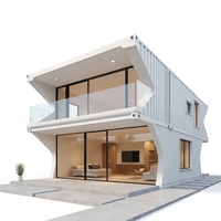 Maisons conteneurs préfabriquées modernes de 20 et 40 pieds, faciles à installer en Chine