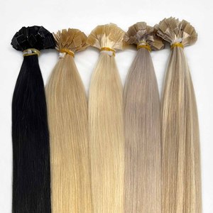 Extensions de cheveux humains européens 100% naturels à pointe plate, double épaisseur, cuticules alignées, Remy vierges, doux et naturels, vente en gros directe d'usine - Product Image 4