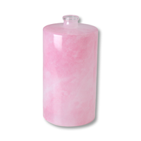 Flacon de parfum Bouchon professionnel écologique Flacon de parfum 100ml en verre rose rond givré