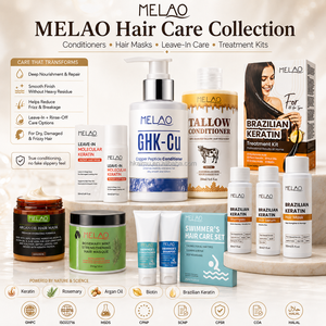 Mascarilla capilar de queratina hidrolizada de moléculas pequeñas OEM, crema acondicionadora sin enjuague para cuidado capilar de nivel profesional, mascarilla reparadora de cabello con péptidos - Product Image 6