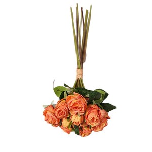 Bouquets de roses artificielles Yixuan, fleurs en soie pour décoration de mariage, 13 pièces, moulage par injection, origine Bulgarie - Product Image 5