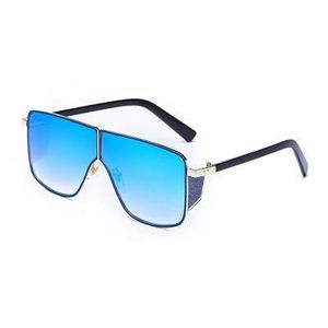 Gafas de Sol Cuadradas de Moda 2019, Estilo Siamés, con Logotipo Personalizado para Hombre, Protección UV400, Gafas de Sol de una Pieza para Mujer - Product Image 3