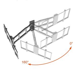 Support mural <span class=keywords><strong>pour</strong></span> téléviseur à mouvement complet électrique, <span class=keywords><strong>bras</strong></span> pivotant motorisé, 160 degrés, charge de 45 kg, 32-70 pouces, <span class=keywords><strong>pour</strong></span> salon, gain de place - Product Image 4