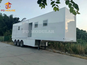 40ft mở rộng Trailer xe tải sợi thủy tinh di động phòng thí nghiệm đúc sẵn y tế container bệnh viện phòng khám cho mục đích chăm sóc sức khỏe - Product Image 4