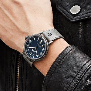 Orologio Militare Luminoso Beijing D301 Reissue 41mm Automatico Meccanico da Uomo in Pelle e Acciaio Inossidabile Casual Semplice - Product Image 6