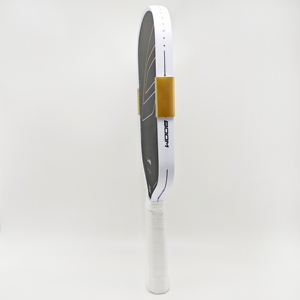 Raquette de pickleball en fibre de carbone de 16 mm, approuvée par l'USAPA, noir or blanc - Product Image 3