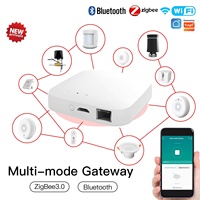 Passerelle Domotique Intelligente SLS Tuya avec Conception Coulissante, Compatible ZigBee Mesh, WiFi et BLE 5.0, Câble Réseau USB, pour Hôtels, Android, PC, Application Mobile