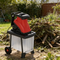 Broyeur de jardin pour tondeuse à gazon, style déchiqueteur de bois pour branches